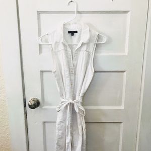 Banana Republic White Midi Dress